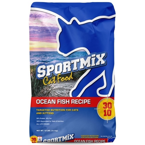 Midwestern Pet Foods Inc. 2100143 Sportmix Cat Food Ocean Fish Recipe - 12 lbs. Bag