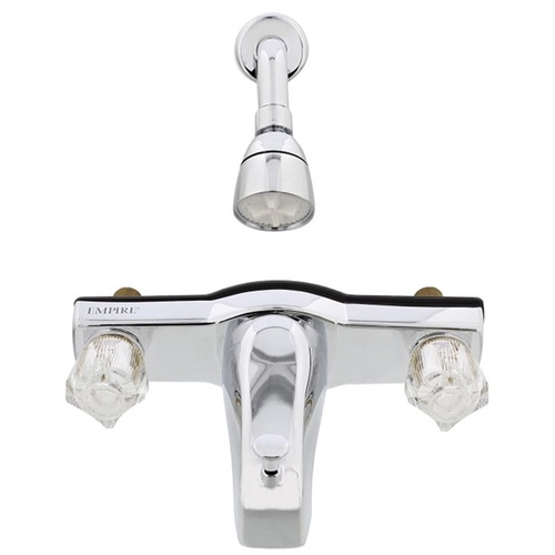 Empire Faucets U-YJW68-OFS 8 in. Non-Metal Tub/Shower Diverter with Offset Shanks & Shower Head