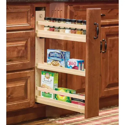 Base Pull-Out Organizer, Baltic Birch 5 7/8" Century Cascade Series, 149 mm (5 7/8") width