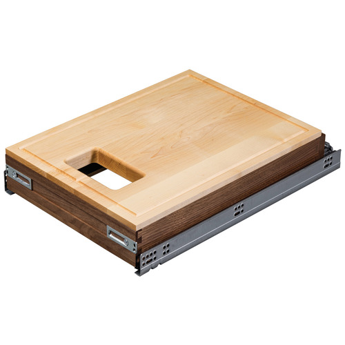 Base Pull-Out, Cutting Board Walnut Creek Collection, with shelf lock