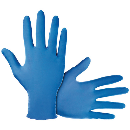 Disposable Gloves, Nitrile XL Size XL Blue