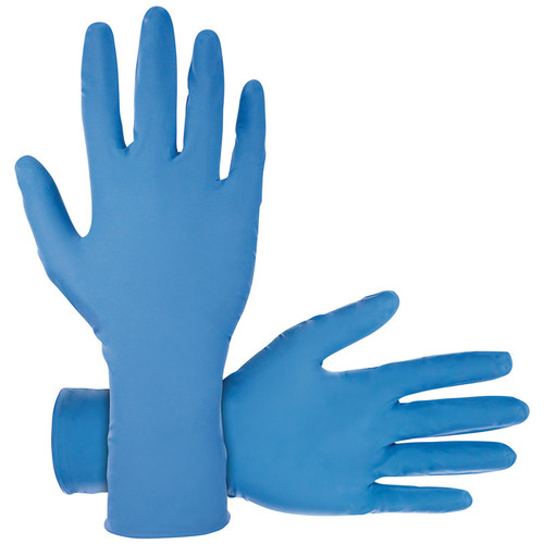 Disposable Gloves, Nitrile L Size L Blue