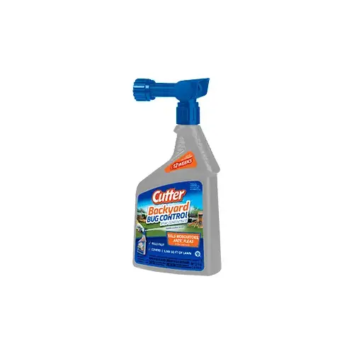 Backyard Concentrated Bug Control Spray, Liquid, 32 oz Bottle - pack of 6