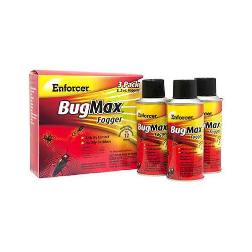 BugMax Insect Fogger, 2000 cu-ft Coverage Area, Opaque White - pack of 3