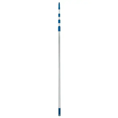 Extension Pole REA-C-H Telescoping 12 ft. L X 1" D Aluminum Silver/Blue Silver/Blue