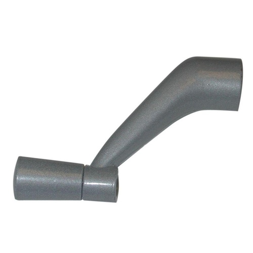 Awning Window Handle Crank 3/8" Bore - Silver