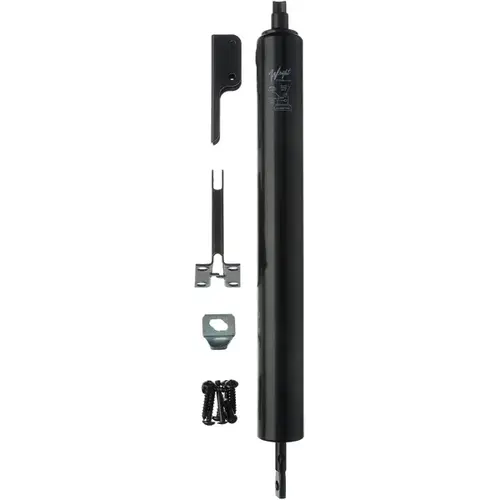 Wright Products V1020BL Pneumatic Door Closer, 90 deg Opening Black