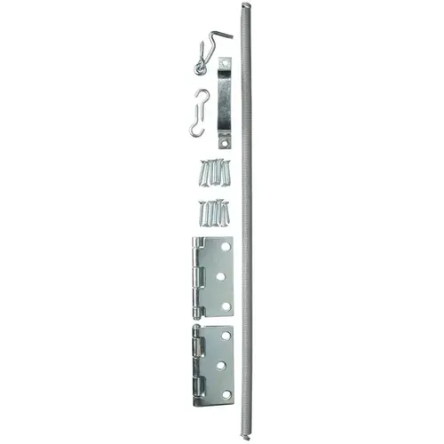 Wood Screen Door Hardware Set Zinc