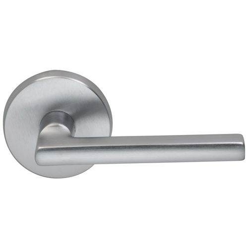 943 Lever Privacy with 2-3/8" Backset, T Strike, 1-3/8" Doors Satin Chrome Finish