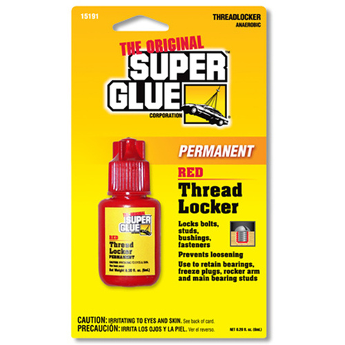 SUPER GLUE CORP/PACER TECH 11710107 Red Permanent Thread Locker