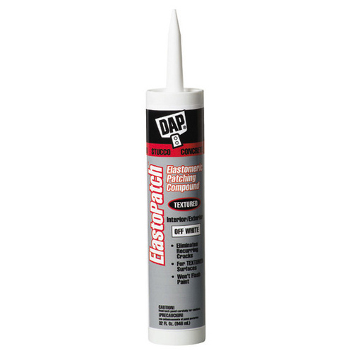 Filler White Paste 10.1 fl oz Cartridge Textured Flexible Patching Compound (RTU); Off-White