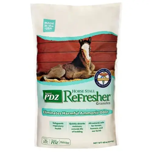 PDZ COMPANY LLC 1000595 Sweet PDZ Granular Horse Stall Refresher 40 Lb. Bag