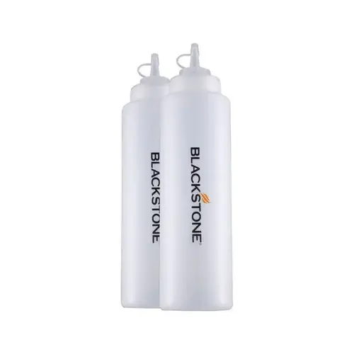 Squeeze Bottle Plastic White Basting Bottle 32 oz. 2 pc. White Pair