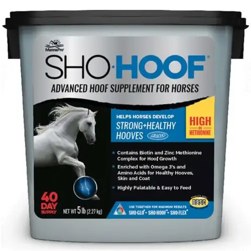 MANNA PRO PRODUCTS LLC 1000100 Sho-Hoof 5 Lb. Biotin & Zinc Horse Supplement