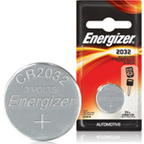 Energizer ECR2032BP Coin Cell Battery, 3 V Battery, 235 mAh, CR2032 Battery, Lithium, Manganese Dioxide