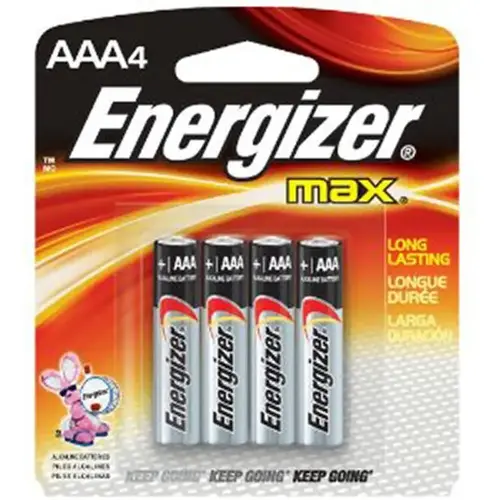 Battery, 1.5 V Battery, 1250 mAh, AAA Battery, Alkaline, Manganese Dioxide, Zinc