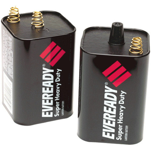 Lantern Battery, 6 V Battery, 12 Ah, Zinc, Manganese Dioxide