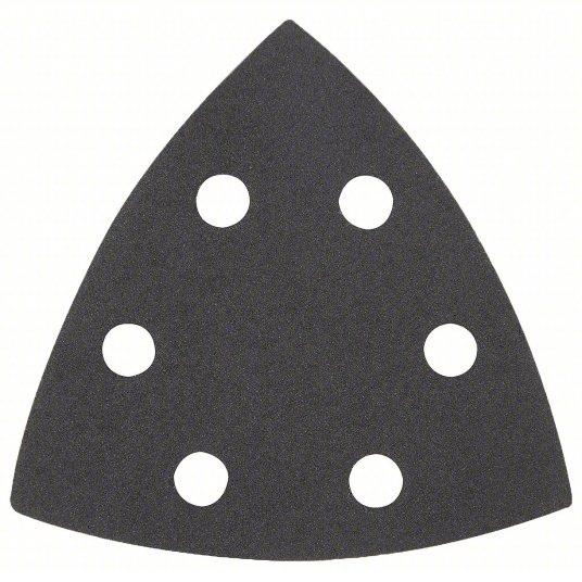 Milwaukee 49-25-2080 Triangle Sandpaper, 80 Grit, Silicon Carbide Abrasive, 3-1/2 in L Black - pack of 6