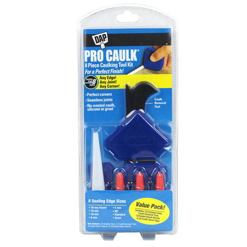 DAP Pro Caulk 8-Piece Caulking Tool Kit Blue