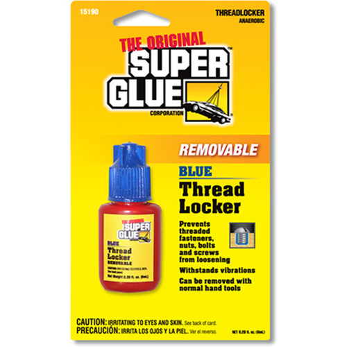 SUPER GLUE CORP/PACER TECH 11710103 Removable Thread Locker, Blue, 6-ml