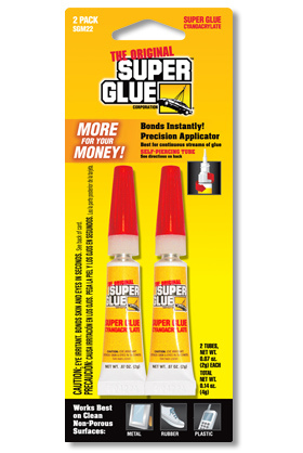 SUPER GLUE CORP/PACER TECH 11710351 Instant Super Glue, 2-gm Pair