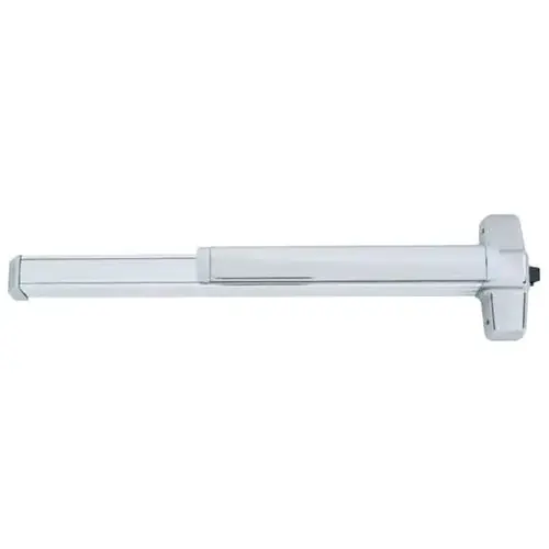 Less Dogging 3' Smooth Case Rim Exit Device, Satin Chrome Finish