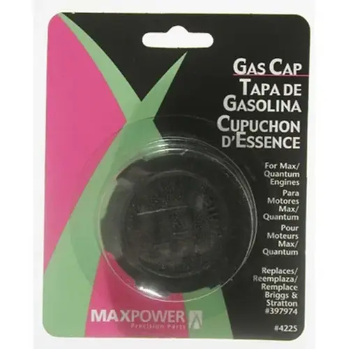 Maxpower Precision Parts 334225 Max & Quantum Gas Cap Black