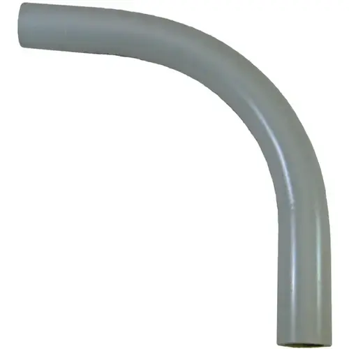 Cantex UA9ADR-CTN 5133823 Conduit Elbow, 90 deg Angle, 1/2 in Plain, PVC, Gray