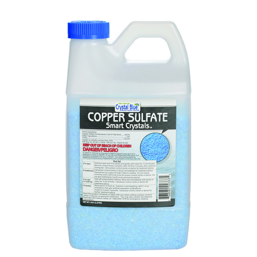 Crystal Blue 00333 Copper Sulfate Smart Crystals 5 lb Blue