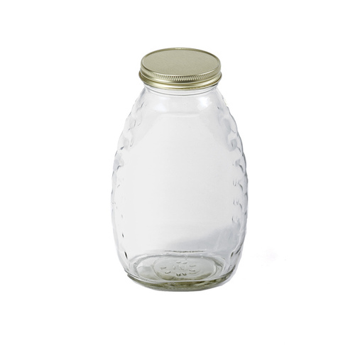 16 Ounce Glass Jar, 1 pound Clear