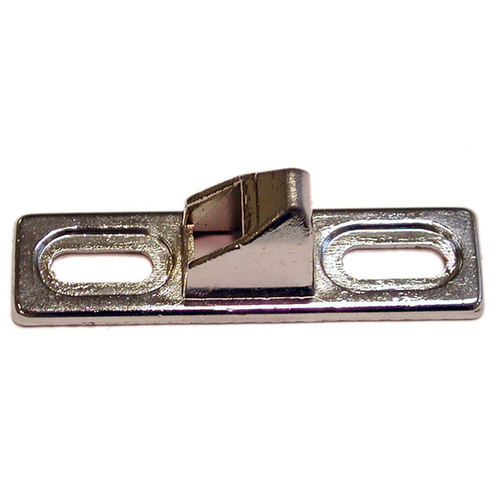 Sliding Glass Door Keeper - Chrome 3/4" Width