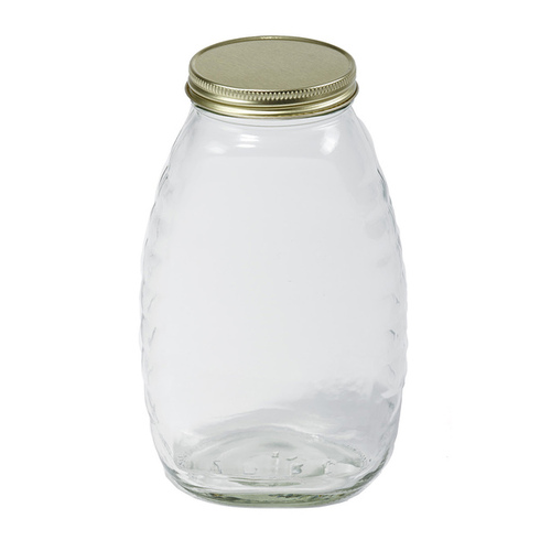 Little Giant HJAR32 Glass Honey Jar - 32 Oz (Sold As 12 Pack) Clear