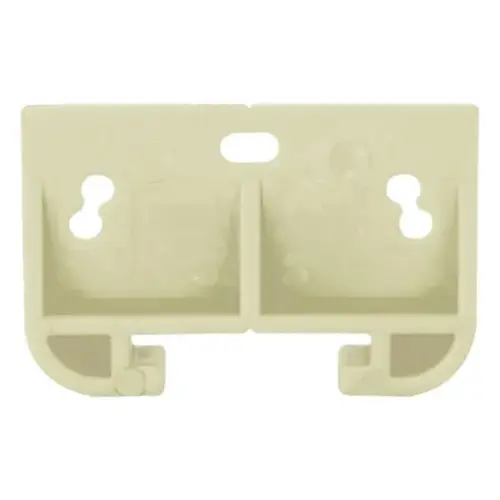 Barton Kramer 405C Drawer Track Guide 1-5/16" Plastic White  Pair Yellow