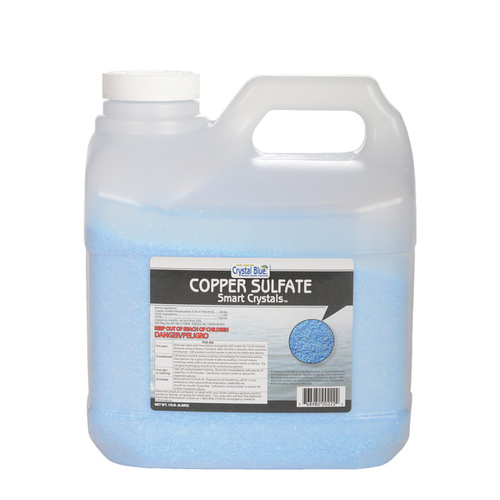 Crystal Blue 00222 Copper Sulfate Smart Crystals 15 lb Blue