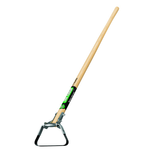 Hoe Tru Tough Steel Weeding 54" Wood Handle Brown