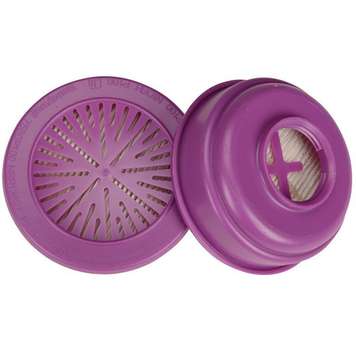 Honeywell RWS-54041 Replacement Cartridge and Filter P100 Multi-Purpose Purple Purple Pair