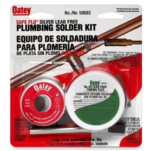 Safe Flo Silver Plumbing Kit .117" ga. carded Pair