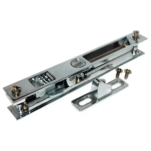 Sliding Glass Door Keyless Lock Set - Chrome