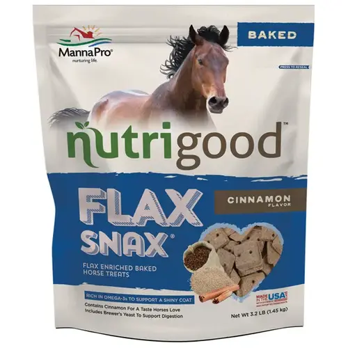 MANNA PRO PRODUCTS LLC 1031474 Nutrigood Flax Snax - 3.2lbs.