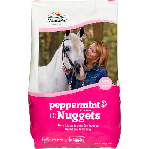 MANNA PRO PRODUCTS LLC 1000010 Manna Pro Bite-Size Pepppermint Flavored Nuggets 4 Lb. Bag