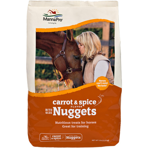 MANNA PRO PRODUCTS LLC 1000008 Manna Pro Bite-Size Carrot and Spice Flavored Nuggets 4 Lb. Bag