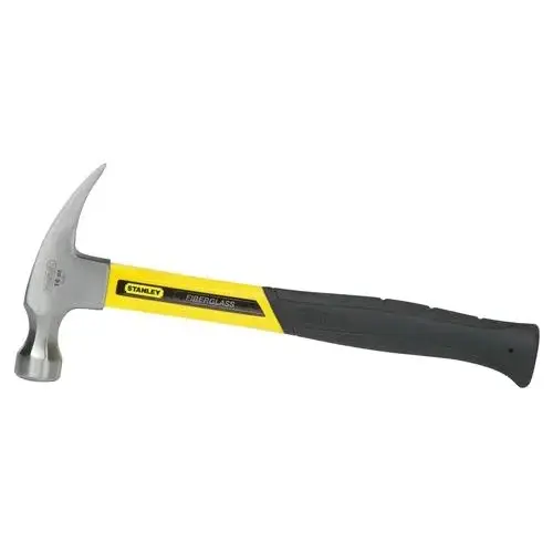 Nailing Hammer, 20 oz Head, Rip Claw, Smooth Head, HCS Head Yellow