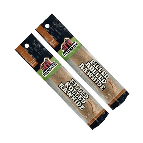 Filled Rolled Rawhide Peanut Butter Flavor - Display Box - pack of 24