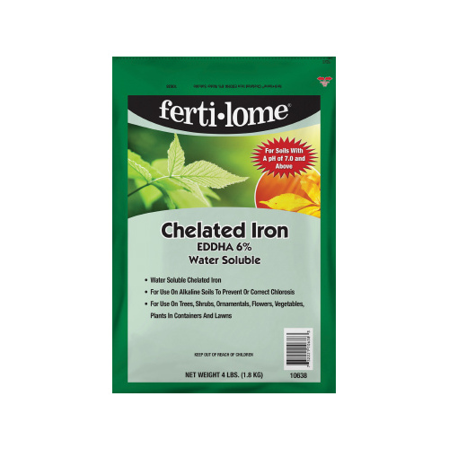 Chelated Iron EDDHA 6% Water Soluble - 1 lb. Bag