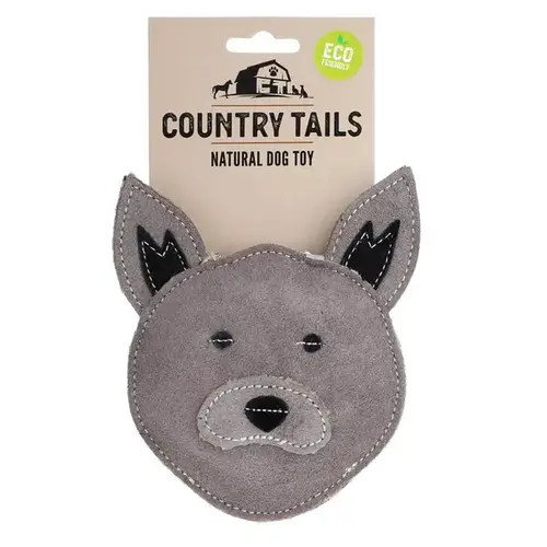 Country Tails Toy Dog Grey