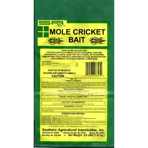 Southern Ag - Retail 08353 MOLE CRICKET BAIT - 3.6 lbs. Buy Now