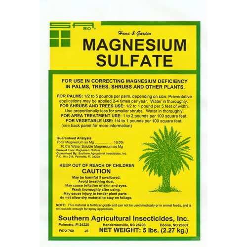 MAGNESIUM SULFATE - 5 lbs.