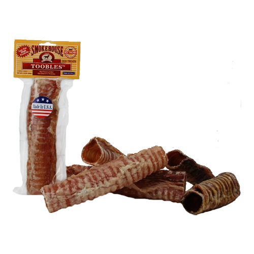 Smokehouse Pet Products 84300 Smokehouse 4-5" Small Toobles Beef Trachea