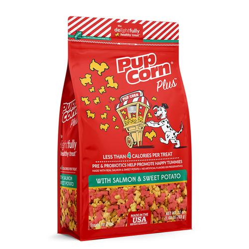 Pup Corn Plus with Salmon & Sweet Potato 27-oz