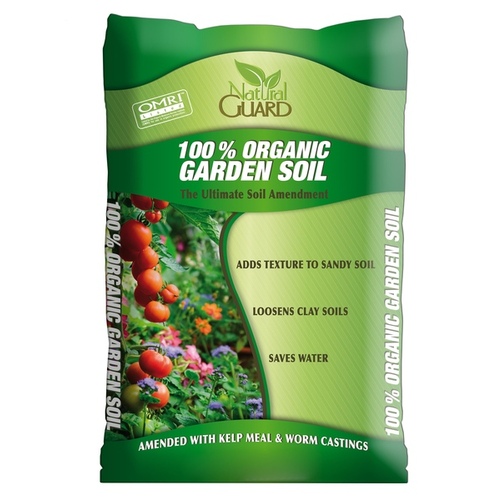 LAMBERT PEAT MOSS INC 09792 Natural Guard 100% Organic Garden Soil 2-Cubic Feet